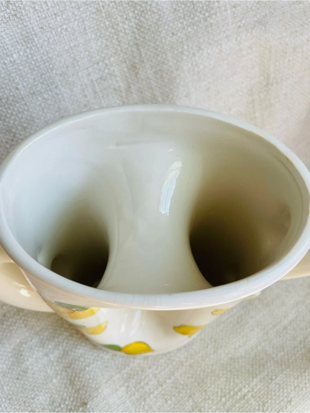 Vintage ceramic lemon